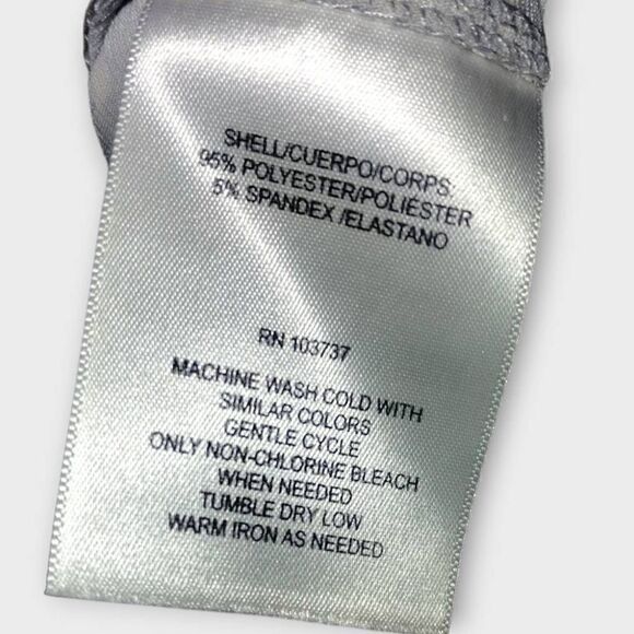 Donna Morgan Womens Dress Sz 6 Grey Jersey Collar Pullover Casual Work Business‎ - Picture 11 of 13